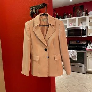 Pink suit jacket